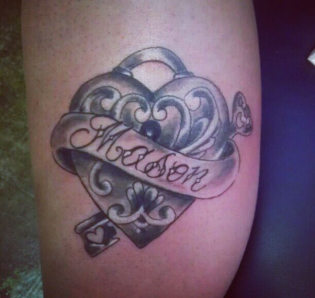 Lock And Key Tattoos 35