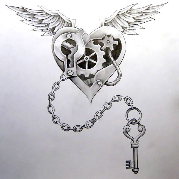 Lock And Key Tattoos 59