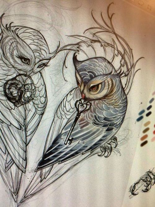 Lock And Key Tattoos 60