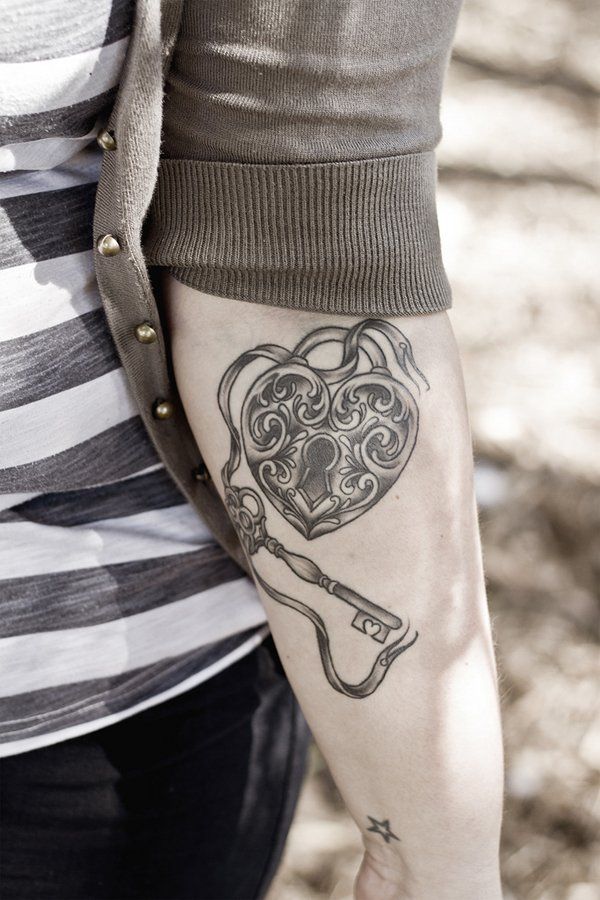 Lock And Key Tattoos 77