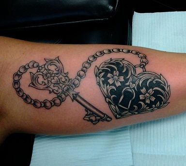 Lock And Key Tattoos 91