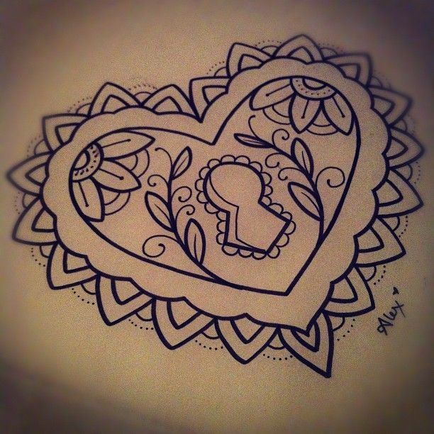 Lock And Key Tattoos 98