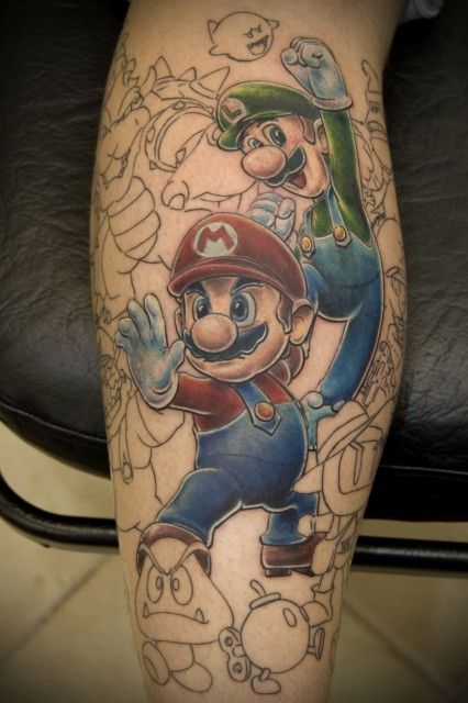 Mario Tattoos 121