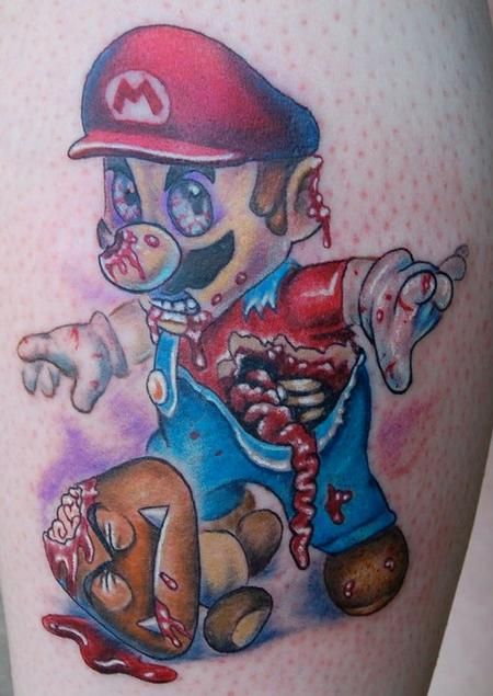 Mario Tattoos 138