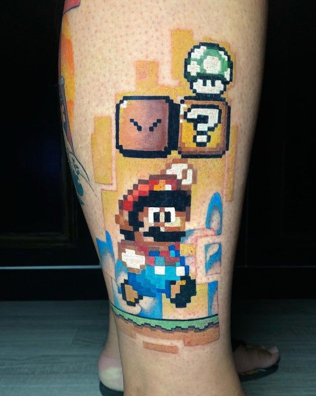 Mario Tattoos 153