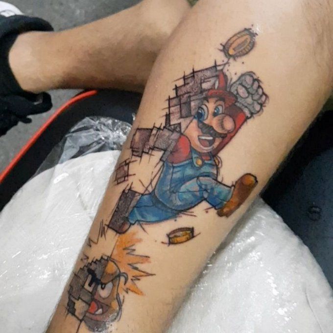 Mario Tattoos 175