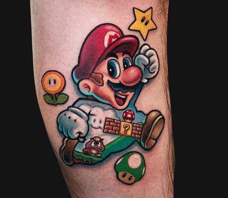 Mario Tattoos 180