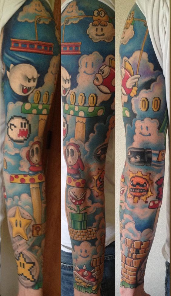 Mario Tattoos 90