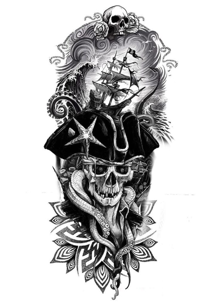 Pirate Tattoos 9