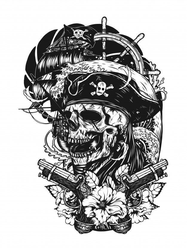 Pirate Tattoos 100