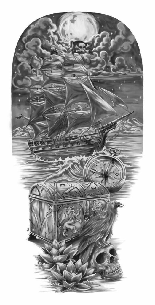 Pirate Tattoos 198