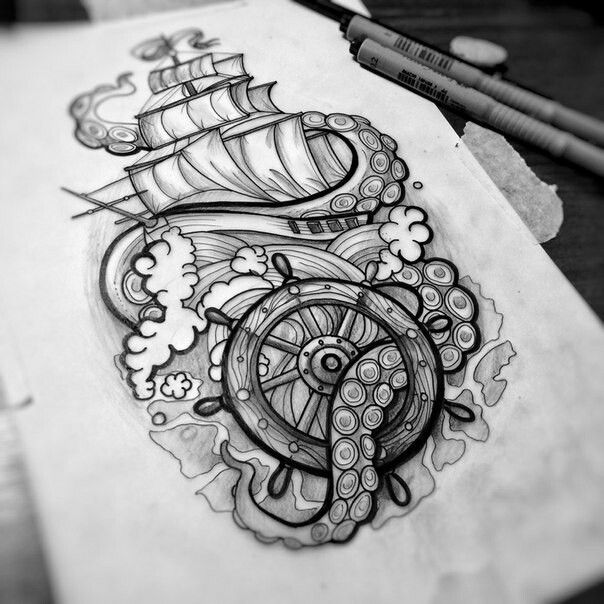 Pirate Tattoos 214