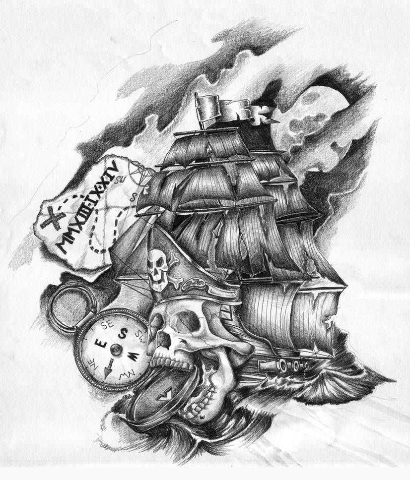 Pirate Tattoos 43