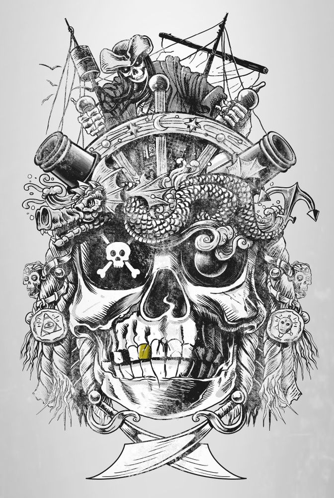 Pirate Tattoos 58