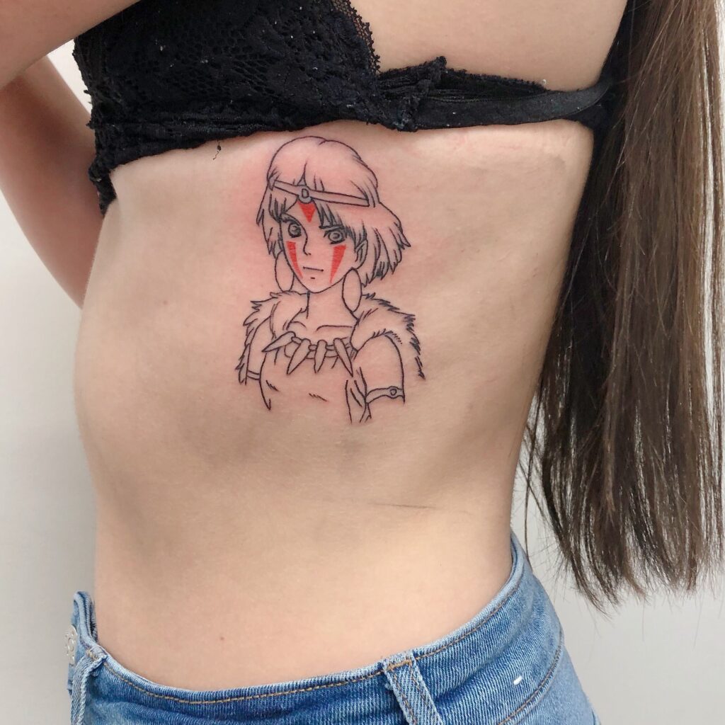 Princess Mononoke Tattoos 114