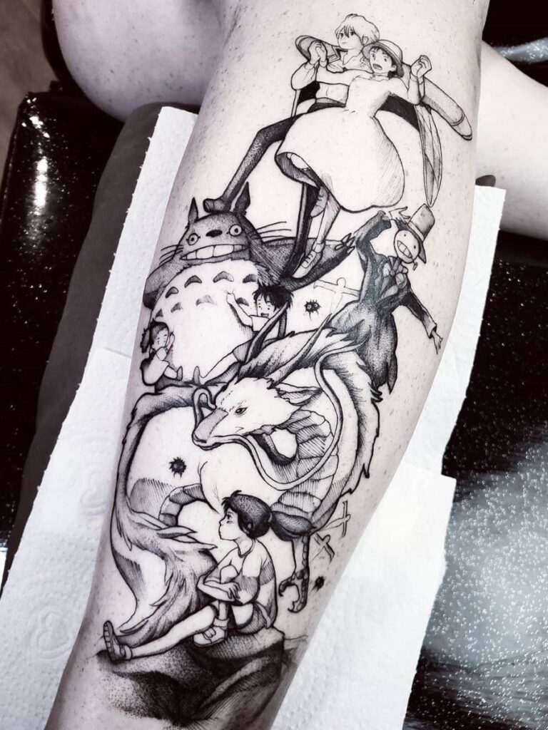 Princess Mononoke Tattoos 129