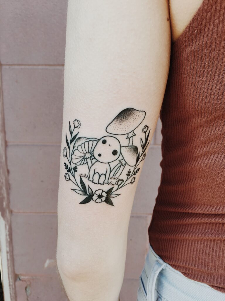 Princess Mononoke Tattoos 139 1
