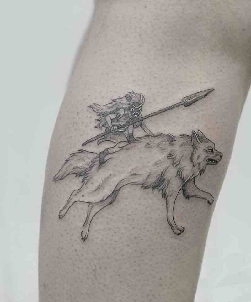 Princess Mononoke Tattoos 146