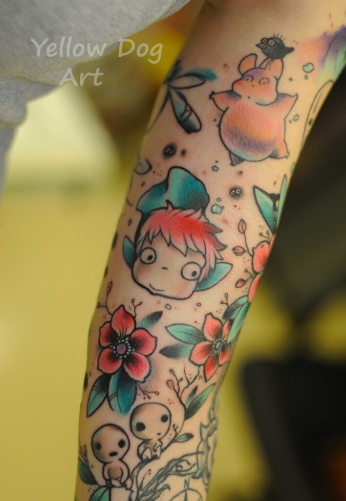 Princess Mononoke Tattoos 169
