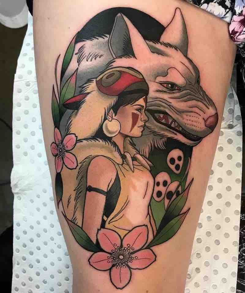 Princess Mononoke Tattoos 25