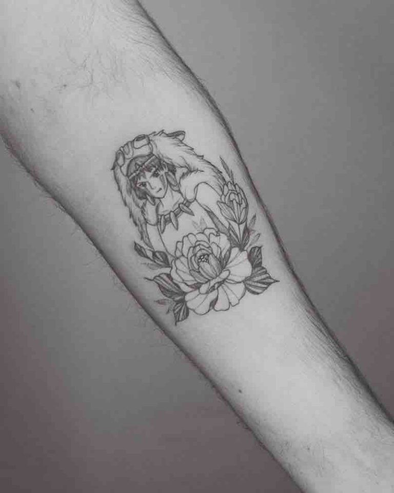 Princess Mononoke Tattoos 78