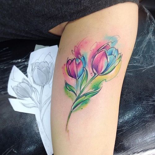 Tulip Tattoos 159
