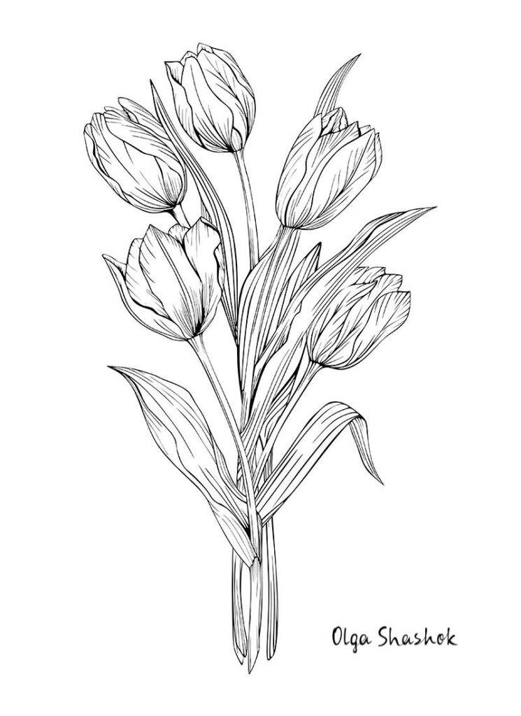 Tulip Tattoos 28