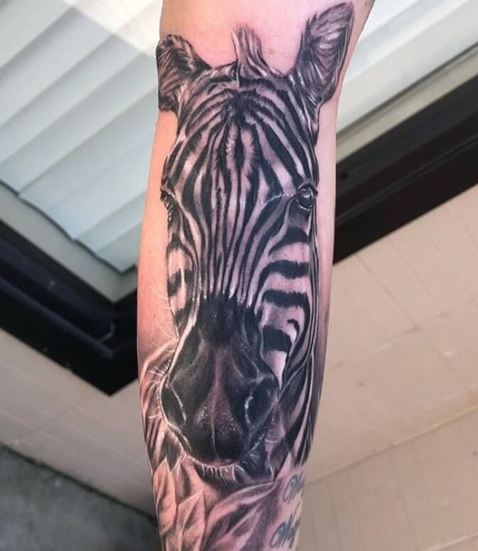 Zebra Tattoos 114
