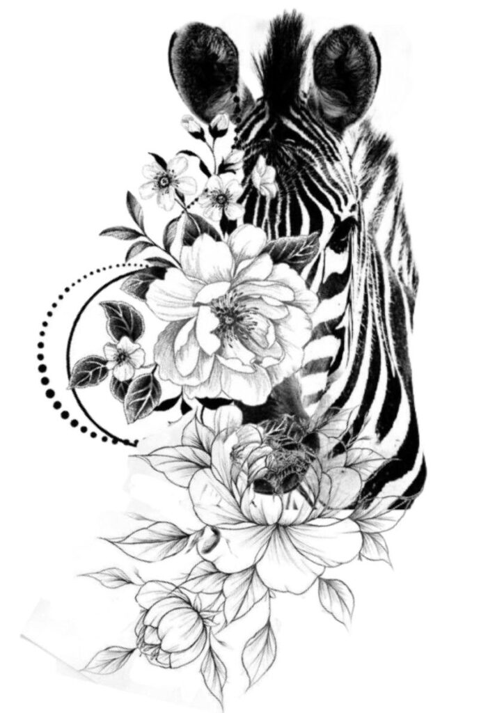 Zebra Tattoos 12