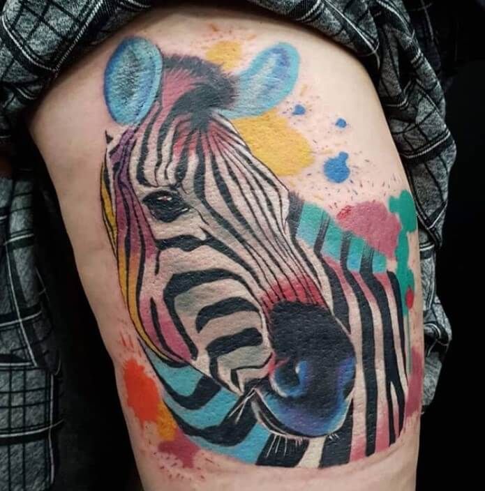 Zebra Tattoos 143