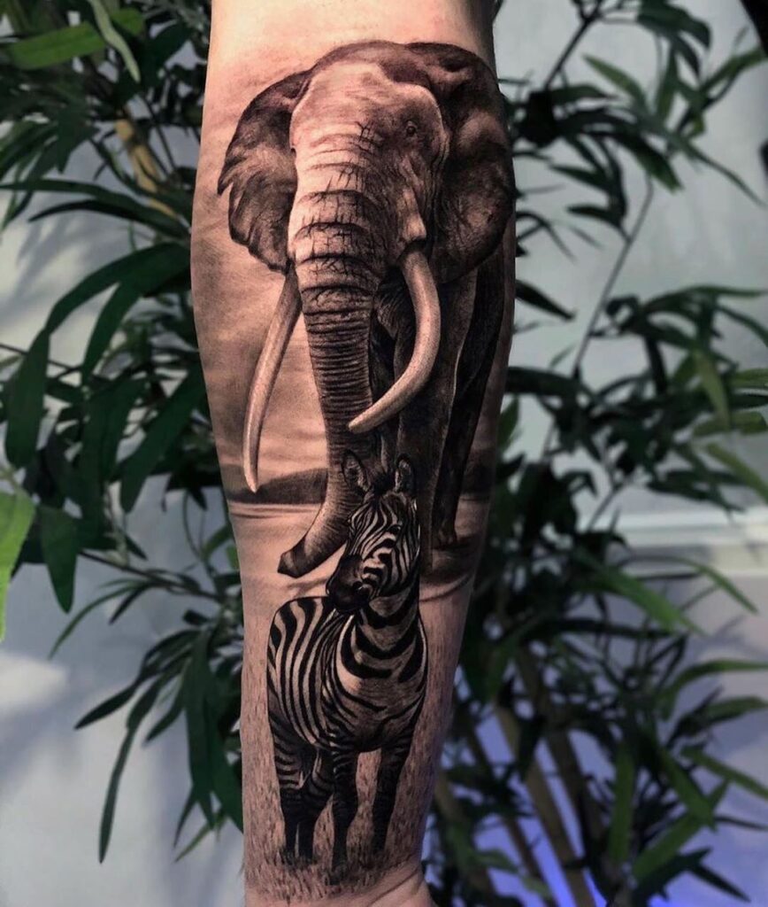 Zebra Tattoos 155