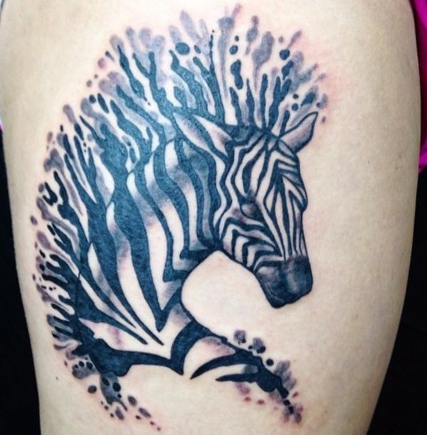 Zebra Tattoos 16
