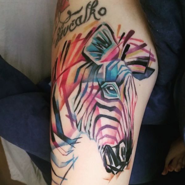 Zebra Tattoos 171