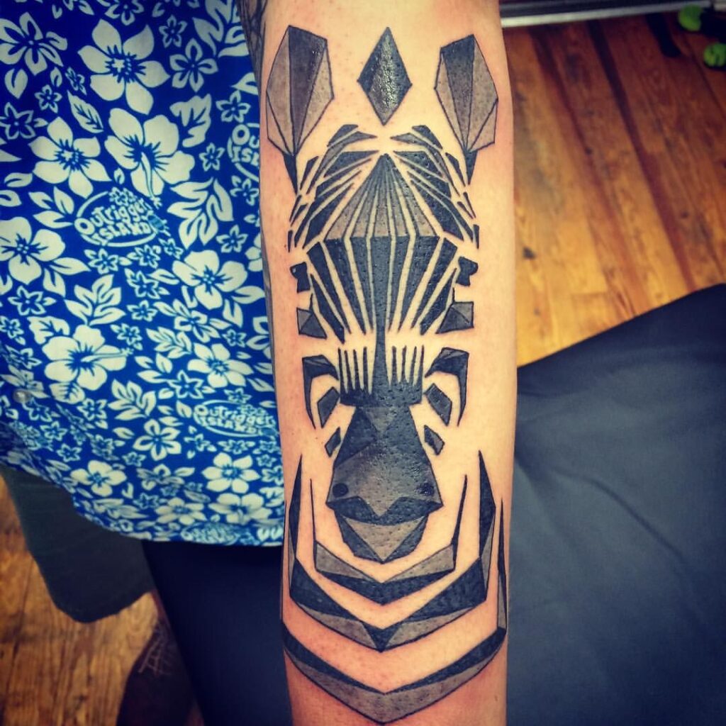 Zebra Tattoos 174