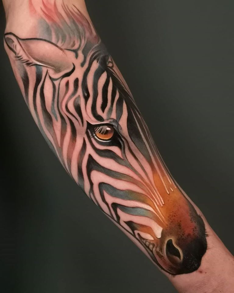 Zebra Tattoos 18