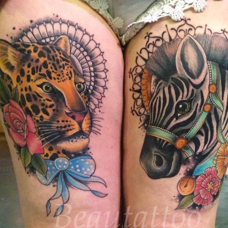 Zebra Tattoos 189