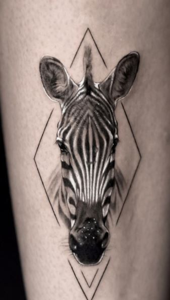 Zebra Tattoos 20