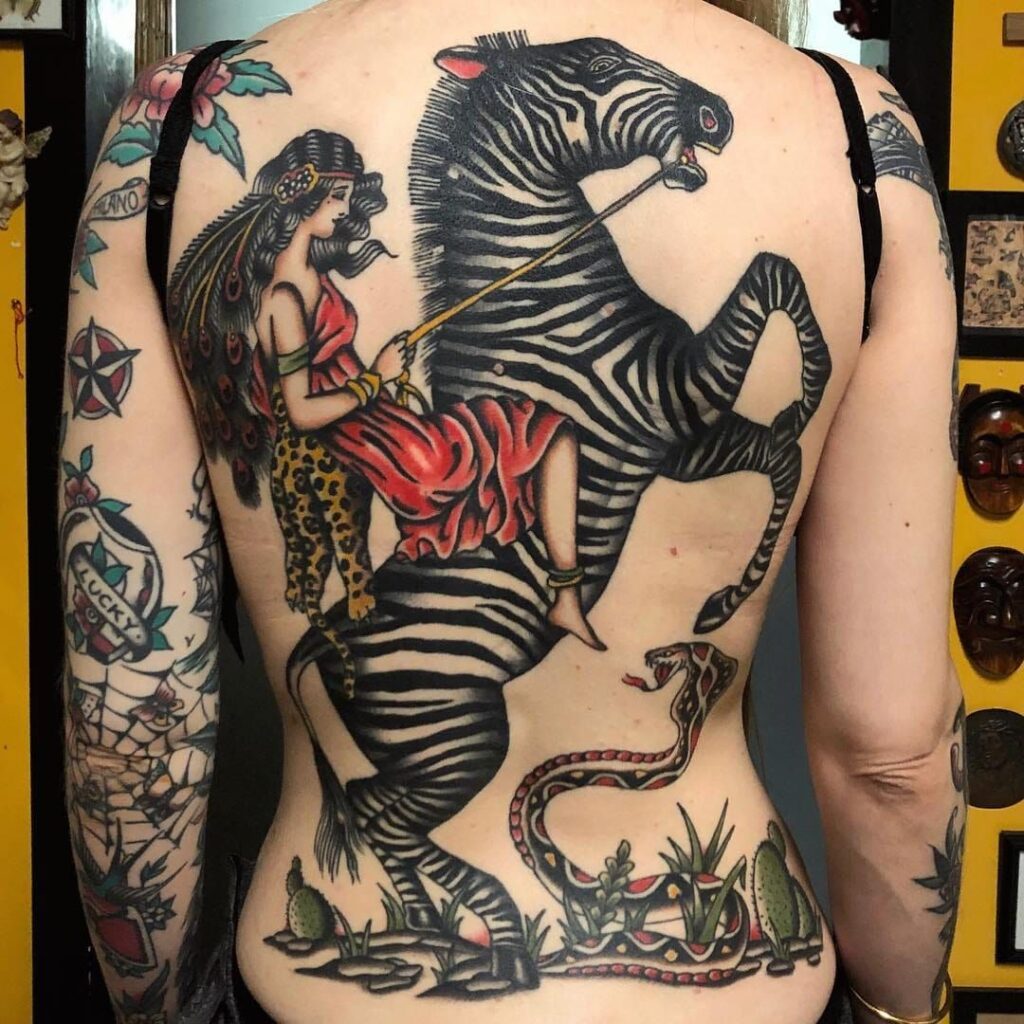 Zebra Tattoos 24