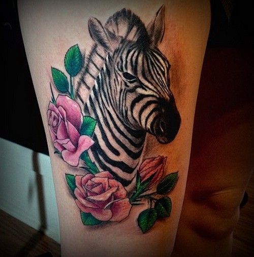 Zebra Tattoos 39
