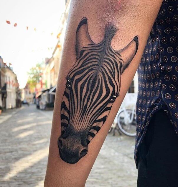 Zebra Tattoos 49
