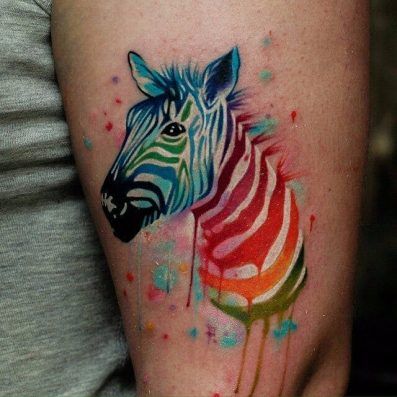 Zebra Tattoos 5