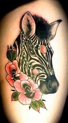 Zebra Tattoos 54