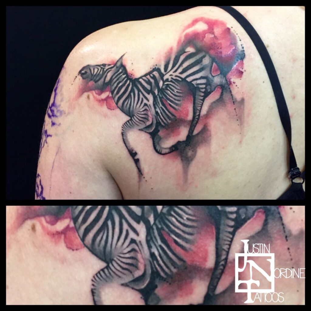 Zebra Tattoos 59
