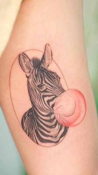 Zebra Tattoos 6