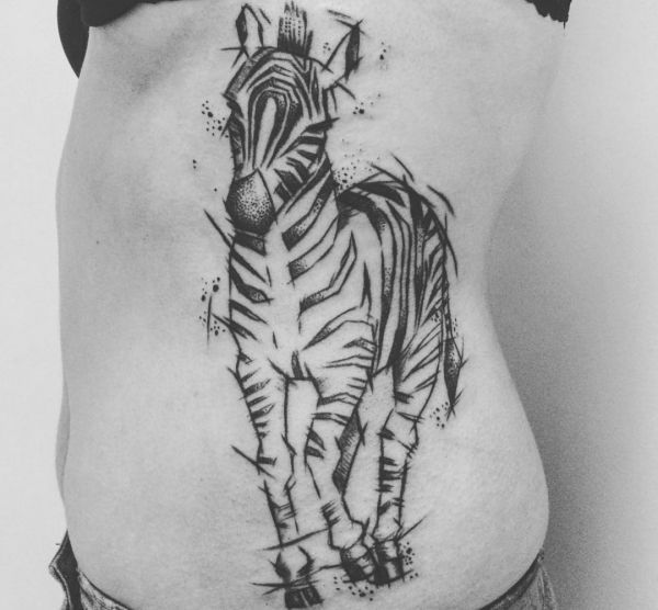 Zebra Tattoos 62
