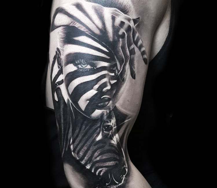 Zebra Tattoos 66