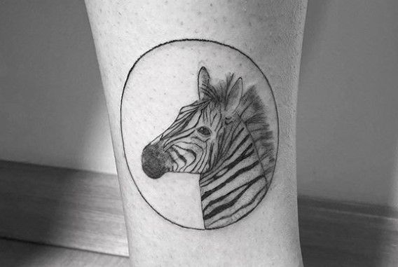 Zebra Tattoos 73