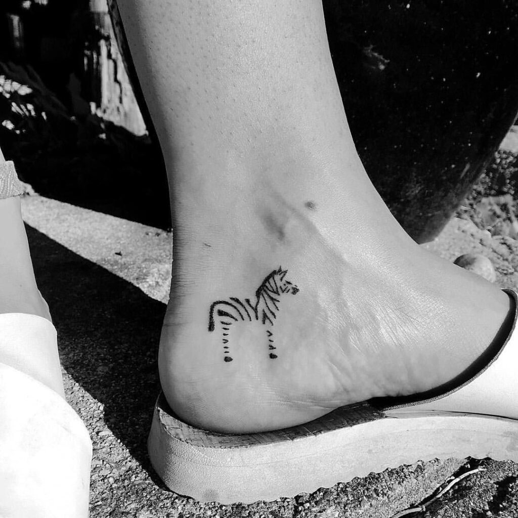 Zebra Tattoos 75