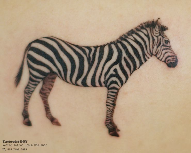 Zebra Tattoos 76