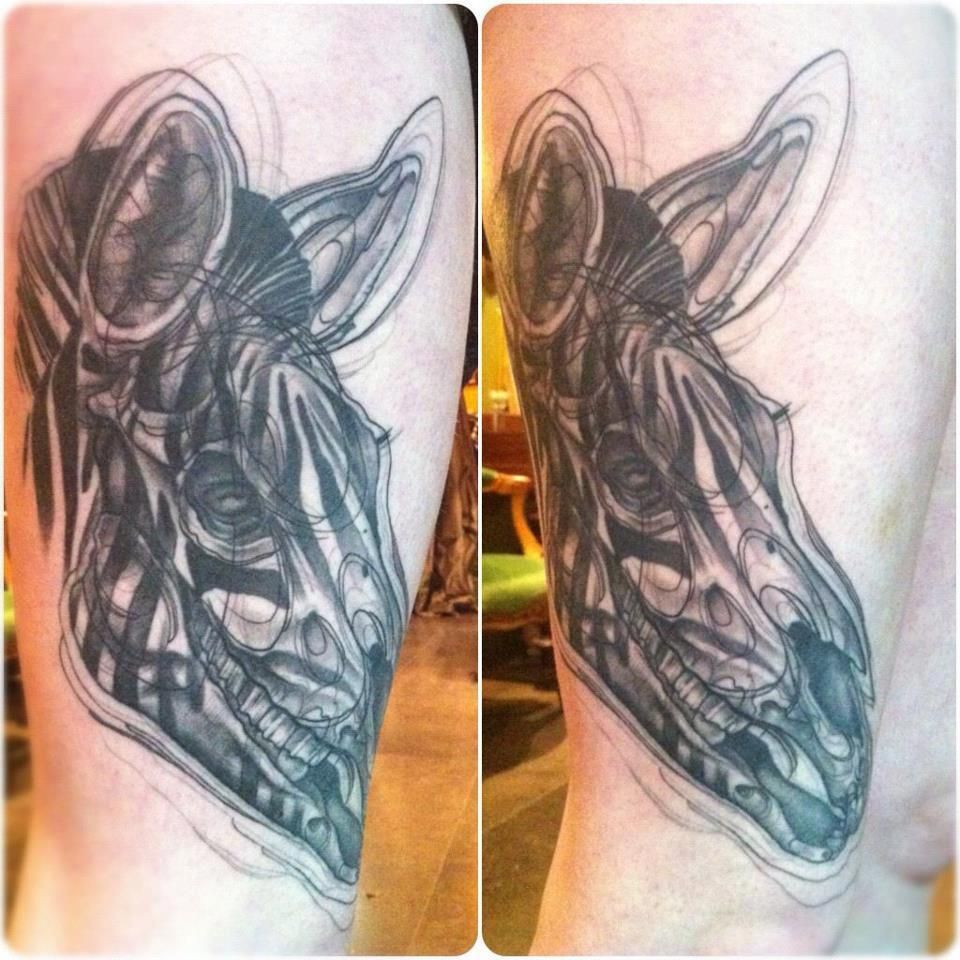 Zebra Tattoos 84